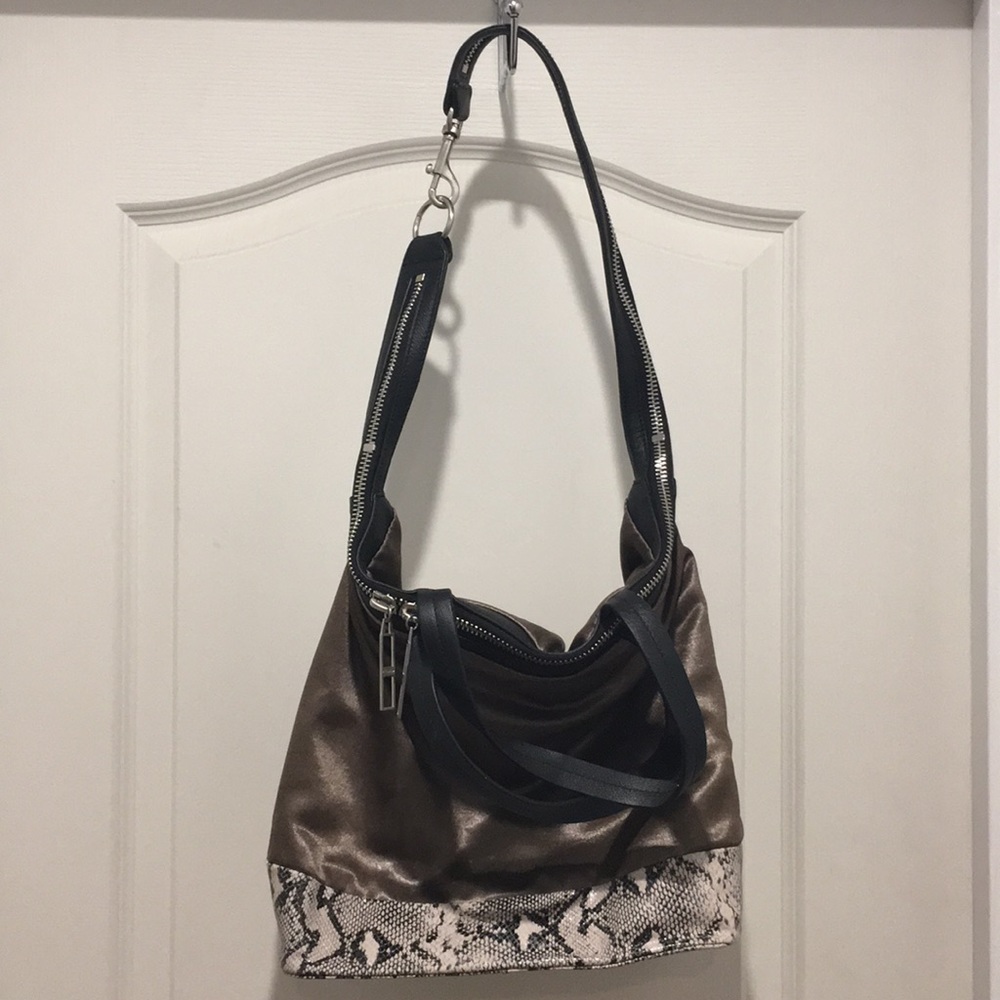 ”Kelsi Dagger purse Animal print trim